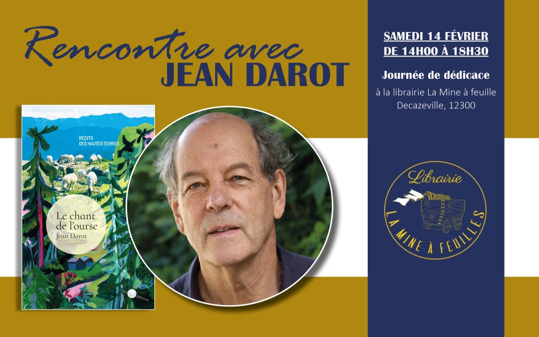 Jean Darot en dédicace le 14 février à Decazeville