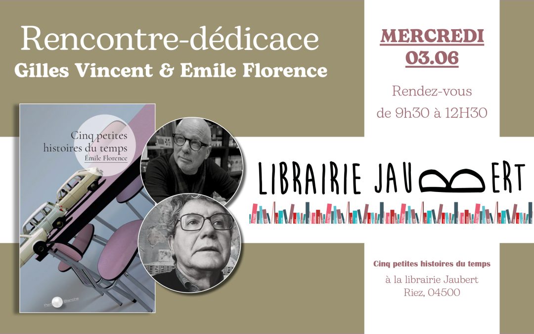 Rencontre avec Émile Florence à la librairie Jaubert