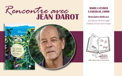 Rencontre avec Jean Darot le 3 février, à Château-Arnoux Saint-Auban