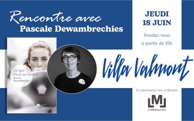 Rencontre et lecture avec Pascale Dewambrechies à la Villa Valmont