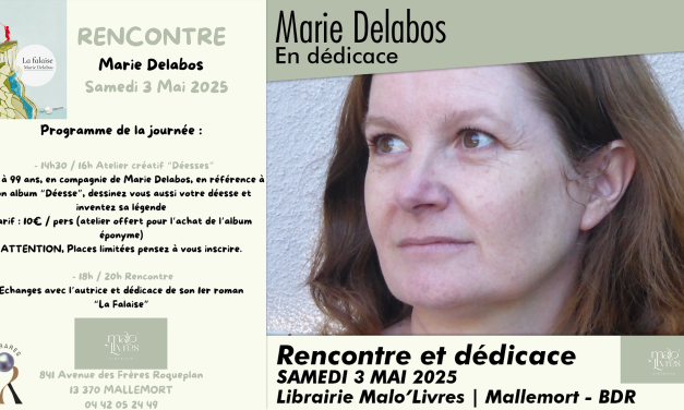 Marie Delabos en dédicace le 3 mai 2025