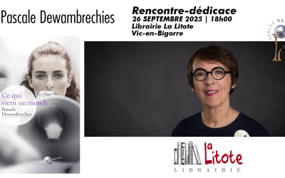 Pascale Dewambrechies en dédicace le 26 septembre