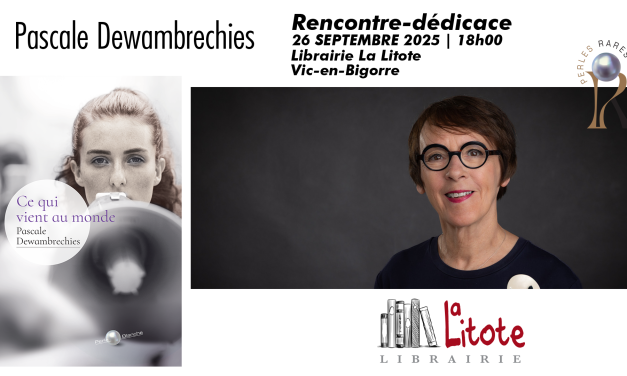 Pascale Dewambrechies en dédicace le 26 septembre