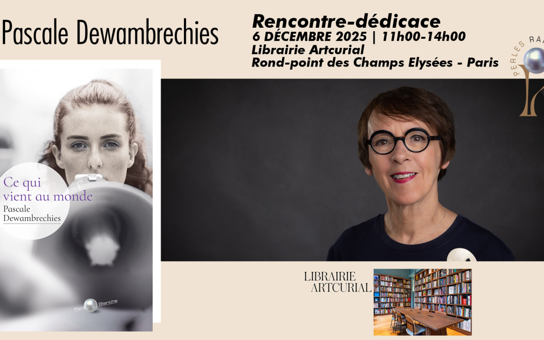 Pascale Dewambrechies en dédicace à Paris
